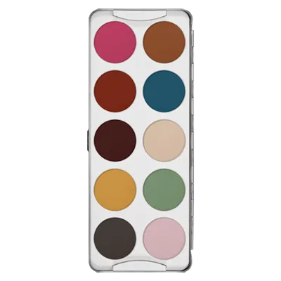 Kryolan Paleta 10 cieni do powiek