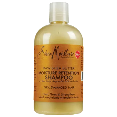 Shea Moisture Raw Shea Butter, Moisture Retention Shampoo (Szampon regenerujący)