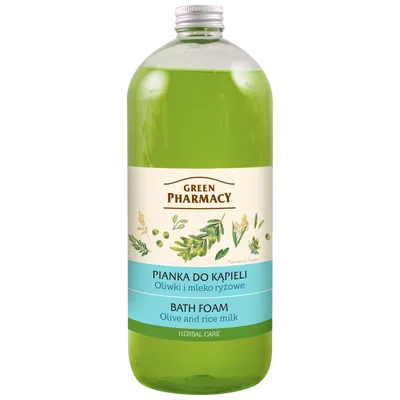 Green Pharmacy Pianka do kąpieli `Oliwki i mleko ryżowe`