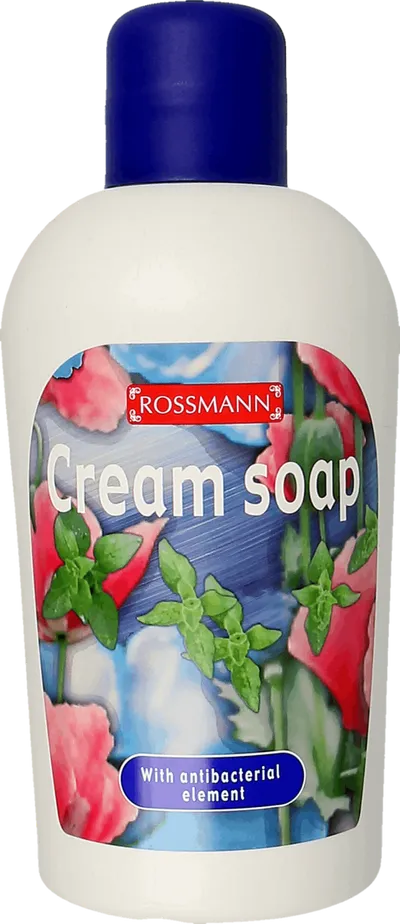Rossmann Cream Soap with Antibacterial Element (Mydło w płynie antybakteryjne)