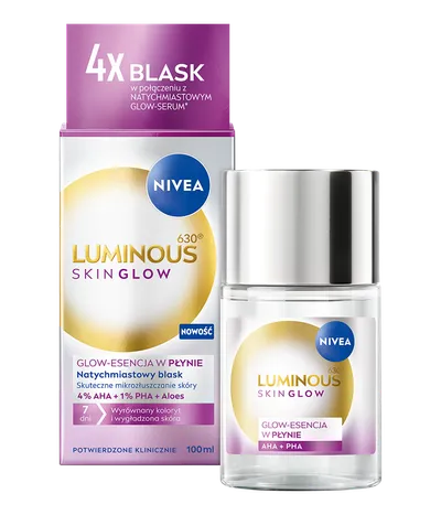 Nivea Luminous 630 Skin Glow, Glow-esencja w płynie