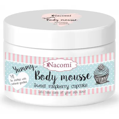 Nacomi Raspberry Mousse (Odżywczy mus do ciała malinowy)