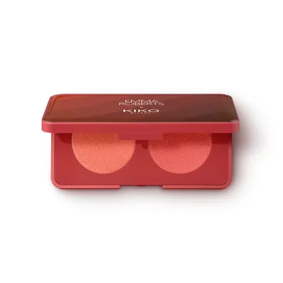 Kiko Milano Emma Roberts x Kiko Milano, Blush Buddies Lips & Cheeks Palette (Paletka róży do policzków i ust)
