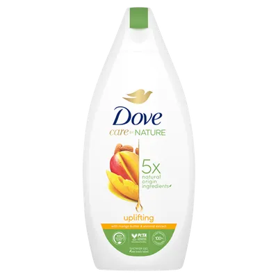 Dove Care by Nature, Uplifting Shower Gel with Mango Butter & Almond Extract (Żel pod prysznic)