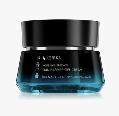 Korika Korean Heritage, Silk & 8 Types of Hyaluronic Acid, Skin Barrier Gel Cream (Barierowy kojący żelowy krem do twarzy)