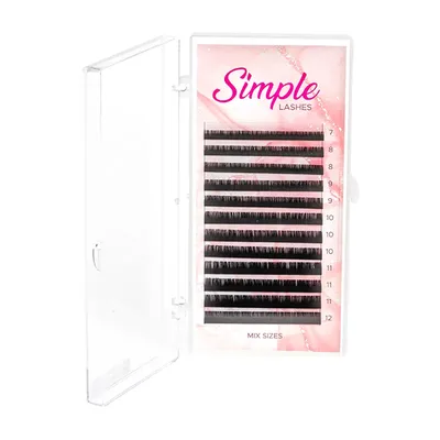 Looksus Lashes Simple Lashes, Sztuczne rzęsy do przedłużania (różne rodzaje)