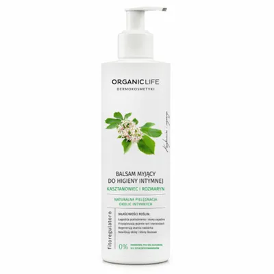 Organic Life Balsam myjący do higieny intymnej z wyciągiem z kasztanowca i rozmarynu