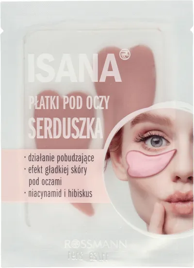 Isana Płatki pod oczy `Serduszka`