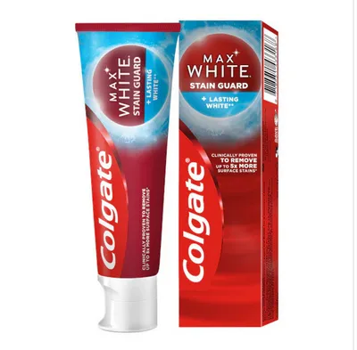Colgate Max White Stain Protect + White Booster Toothpaste (Wybielająca pasta do zębów)