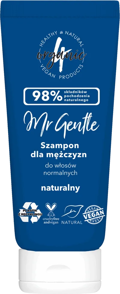 4Organic Szampon dla mężczyzn do włosów normalnych `Mr Gentle`