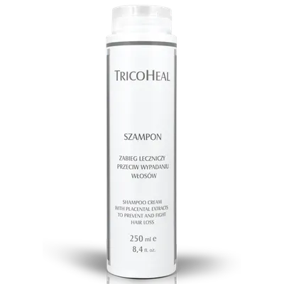 TricoHeal Shampoo Cream With Placental Extracts to Prevent and Fight Hair Loss (Szampon - zabieg leczniczy przeciw wypadaniu włosów)