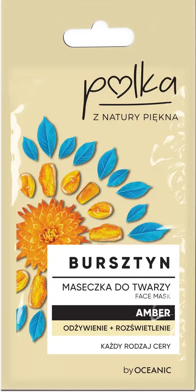 Polka Bursztyn, Maseczka do twarzy `Odżywienie + rozświetlenie`