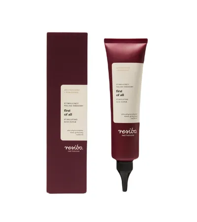 Resibo First Of All, Stimulating Acid Scrub (Stymulujący peeling kwasowy do skóry głowy)