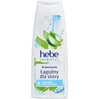 Hebe Cosmetics, Żel pod prysznic łagodny dla skóry `Gliceryna + kwas mlekowy`