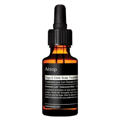 Aesop Sage & Cedar, Scalp Treatment (Olejek do suchej skóry głowy)