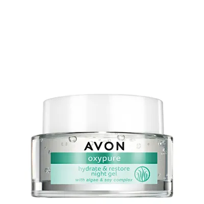 Avon Oxypure, Hydrate & Protect Night Gel (Nawilżająco-regenerujący żel na noc)