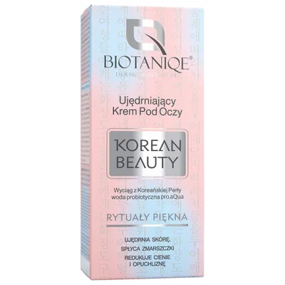 Biotaniqe Korean Beauty, Ujędrniający krem pod oczy