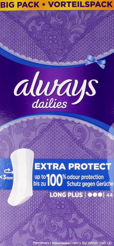 Always Dailies Extra Protect Long Plus, Wkładki higieniczne