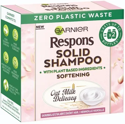 Garnier Respons Softening Solid Shampoo Oat Milk Delicacy (Szampon do włosów w kostce)