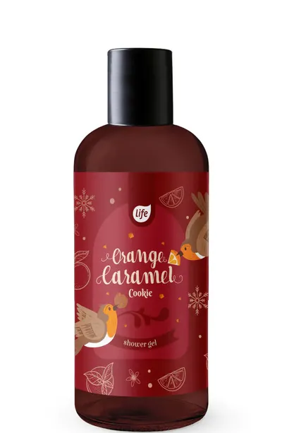 Life Orange Caramel Cookie, Shower Gel (Żel pod prysznic)