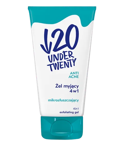 Under Twenty Żel myjący 4 w 1 mikrozłuszczający