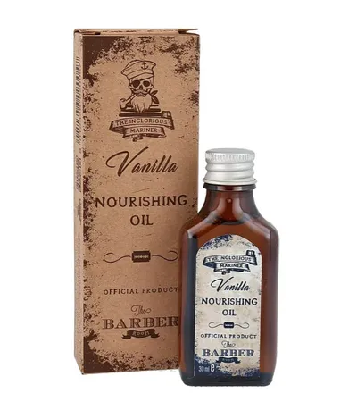 The Inglorious Mariner Vanilla Nourishing Beard Oil (Wanilia, Olejek do odżywiania i nadawania blasku brodzie)