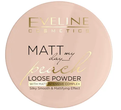 Eveline Cosmetics Matt My Day, Loose Peach Powder (Sypki puder brzoskwiniowy)