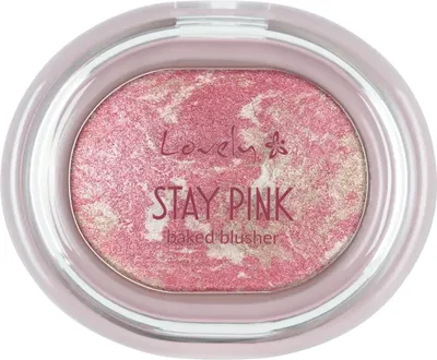Lovely Stay Pink Baked Blusher (Wypiekany róż do policzków)