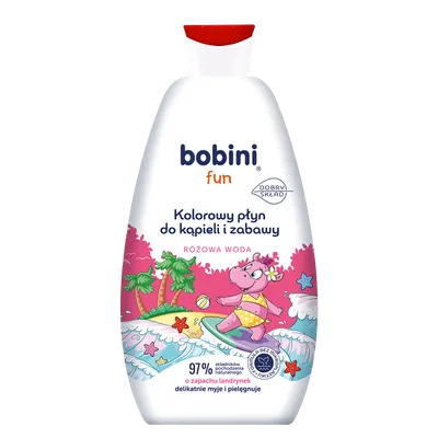 Bobini Fun, Kolorowy płyn do kąpieli i zabawy