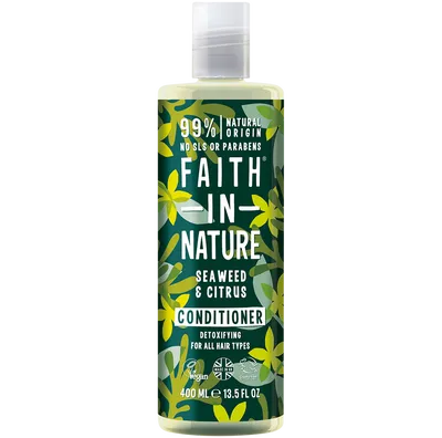 Faith In Nature Seeweed & Citrus Conditioner (Odżywka z wyciągiem z wodorostów i olejkiem z cytrusów do wszystkich rodzajów włosów)