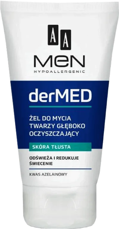 AA Men, derMed, Żel do mycia twarzy głęboko oczyszczający