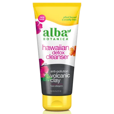 Alba Botanica Hawaiian Detox Cleanser Volcanic Clay (Żel do mycia twarzy z glinką wulkaniczną)