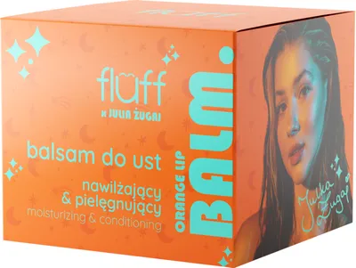 Fluff Fluff x Julia Żugaj, Orange Lip Balm (Nawilżająco-pielęgnujący balsam do ust)