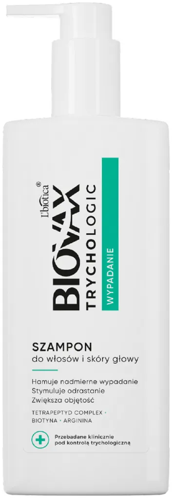 L'biotica Biovax Trychologic, Wypadanie, Szampon do włosów i skóry głowy