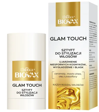 L'biotica Biovax Glamour, Glam Touch, Sztyft do stylizacji włosów