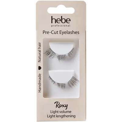 Hebe Professional, Pre-Cut Eyelashes Roxy (Naturalne rzęsy wielokrotnego użytku)