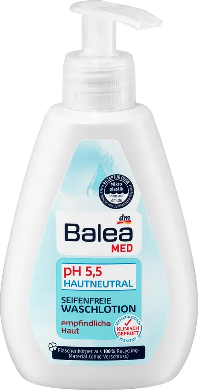 Balea Med, pH 5,5 Hautneutral Seifenfreie Waschlotion (Neutralny dla skóry balsam do mycia rąk z alantoniną)