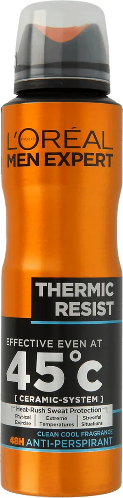 L'Oreal Paris Men Expert, Thermic Resist, Anti-perspirant Spray 48h (Antyperspirant w sprayu)