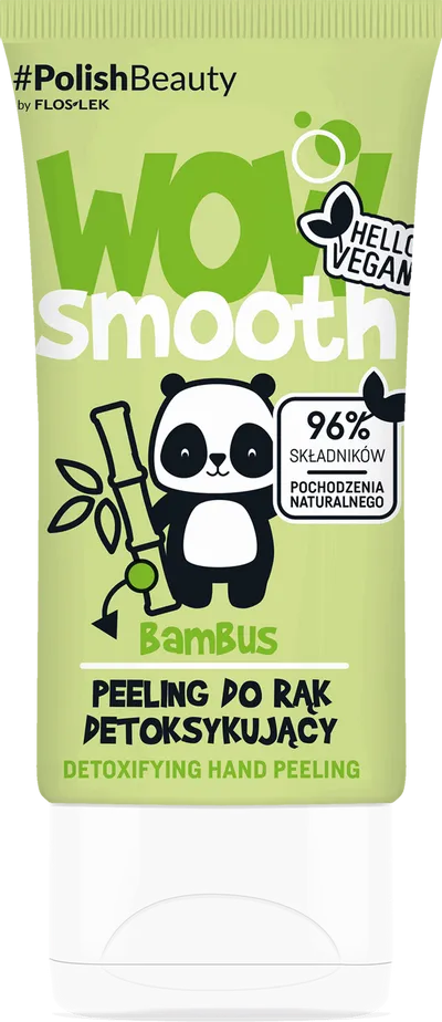 Floslek Wow Smooth, Peeling do rąk detoksykujący `Bambus`
