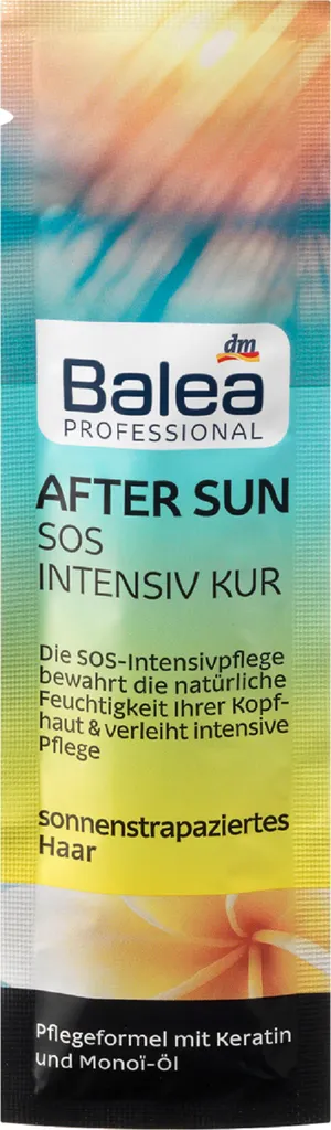 Balea Professional, After Sun, SOS Intensiv Kur (Intensywna kuracja do włosów (nowa wersja))