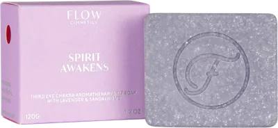 Flow Cosmetics Spirit Awakens, Third Eye Chakra, Aromatherapy Salt Soap (Mydło solne w kostce)