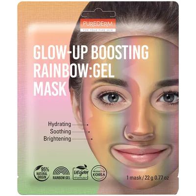 Purederm Glow-up Boosting Rainbow: Gel Mask (Hydrożelowa maska na twarz)