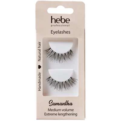 Hebe Professional, Eyelashes Samantha (Naturalne rzęsy wielokrotnego użytku)