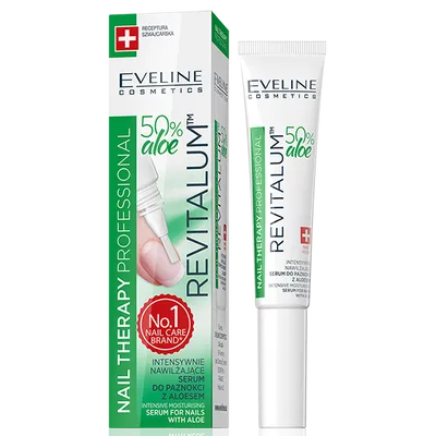 Eveline Cosmetics Nail Therapy Professional, Revitalum, Intensywnie regenerujące serum do paznokci z aloesem