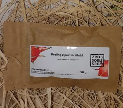Zrób sobie krem Peeling z pestek śliwki