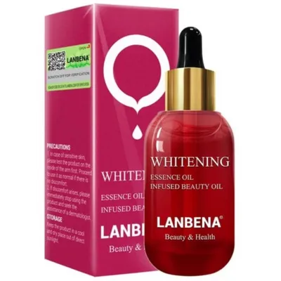 Lanbena Whitening Infused Beauty Oil (Olejek serum wybielające z witaminą C)