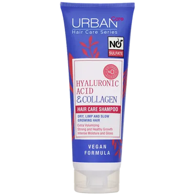 Urban Care Hair Care Series, Hyaluronic Acid & Collagen, Hair Care Shampoo (Nawilżający szampon do włosów)