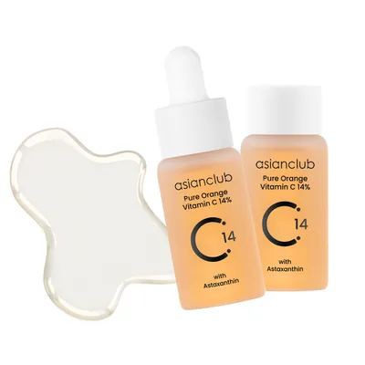 AsianClub Pure Orange, Vitamin C 14%, Face Serum (Serum do twarzy z witaminą C)