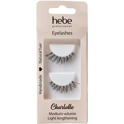 Hebe Professional, Eyelashes Charlotte (Naturalne rzęsy wielokrotnego użytku)