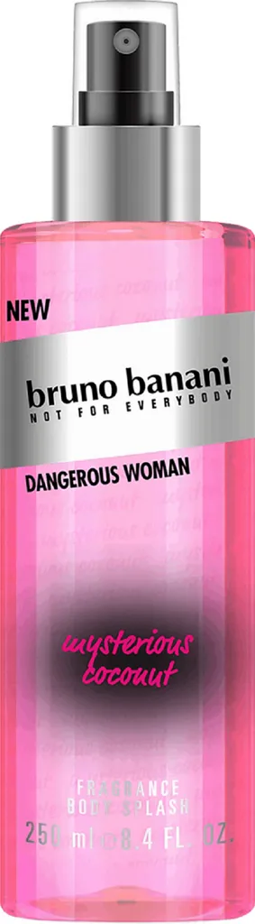Bruno Banani Dangerous Woman, Mysterious Coconut Fragrance Body Splach (Perfumowana mgiełka do ciała)